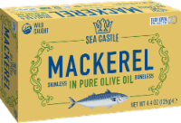 Sea Castle Skinless & Boneless Mackerel Fillets in Olive Oil Perspective: Main