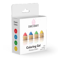 Cake Craft Primary Coloring Gel Kit