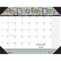 House Of Doolittle HOD149 Monthly Desk Pad Calendar Geometric Designs&#44; 22 x 17 in.