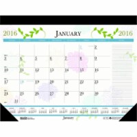 House of Doolittle HOD1846 Floral Desk Pad&#44; 12 Months&#44; Jan-Dec&#44; Compact