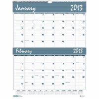 House of Doolittle HOD337 Wall Calendar  2 Mos. Per Sheet