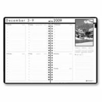 House of Doolittle HOD217102 Weekly Planner- 2PPW- 12 Months- Jan-Dec- 8-.50in.x11in.- BK-WE