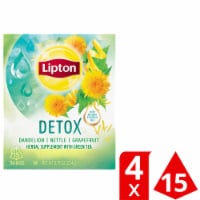 Lipton® Detox Dandelion Nettle Grapefruit Green Tea Bags