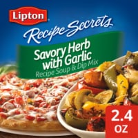 Lipton Recipe Secrets Savory Herb with Garlic Soup and Dip Mix Perspective: Main
