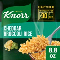 Knorr Ready to Heat Cheddar Broccoli Long Grain Rice Meal Maker Perspective: Main