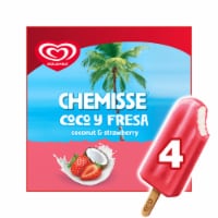 Holanda Chemisse Frozen Dairy Dessert Bars Coconut & Strawberry 8.79 oz Perspective: Main