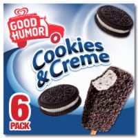 Good Humor Cookies & Crème Frozen Dessert with Cookie Crumbles Ice Cream Bar