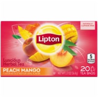 Lipton Peach Mango Herbal Tea Bags Perspective: Main