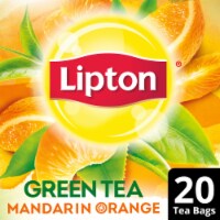 Lipton Mandarin Orange Green Tea Bags Perspective: Main