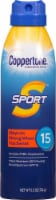 Coppertone® Sport SPF 15 Water Resistant Sunscreen Spray Perspective: Main
