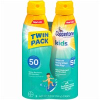 Coppertone Kids Water Resistant Sunscreen Spray SPF 50 Twin Pack 2 Count Perspective: Main