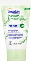 Coppertone Pure & Simple Face Sunscreen Lotion SPF 50 Perspective: Main