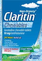Claritin® Cool Mint 24 Hour Non-Drowsy Allergy Chewables