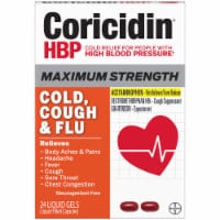 Coricidin® HBP Maximum Strength Cold Cough & Flu Liquid Gels Perspective: Main