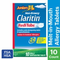 Claritin Non-Drowsy Allergy Relief RediTabs for Juniors Loratadine 10mg