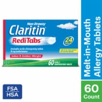 Claritin 24 Hour Non-Drowsy Allergy Relief RediTab Tablets Loratadine 10mg Perspective: Main