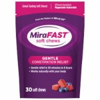 MiraLAX® MiraFAST™ Soft Chews Laxitives Pouch Perspective: Main