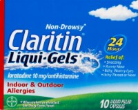 Claritin 24 Hour Allergy Relief Liqui-Gels Loratadine 10mg