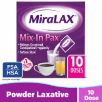 MiraLAX® Laxative Powder Mix-In Packets for Gentle Constipation Relief