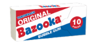Bazooka Original & Blue Razz Bubble Gum