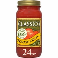 Classico Tomato & Basil Spaghetti Pasta Sauce Perspective: Main