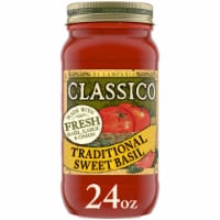 Classico Traditional Sweet Basil Spaghetti Pasta Sauce