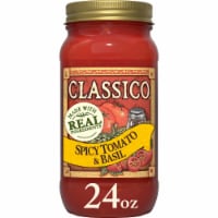 Classico Spicy Tomato & Basil Spaghetti Pasta Sauce Perspective: Main
