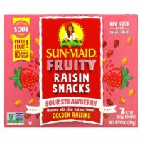 Sun-Maid® Sour Strawberry Fruity Golden Raisin Snacks Perspective: Main