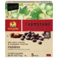 Sun-Maid® Farmstand Reserve™ Sea Salt Chocolate Carmel Raisins Perspective: Main