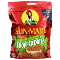 Sun-Maid® Deglet Noor Dried Diced Dates 8oz Fresh-Lock® Zipper Stand-Up Bag Perspective: Main