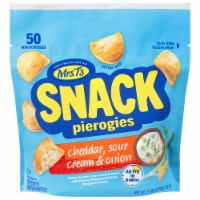Mrs. T's Mini Cheddar Sour Cream & Onion Snack Perogies Perspective: Main