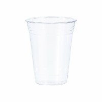 Solo Cold Cups 16 Oz. Ultra Clear 1000/Carton TP16D Perspective: Main