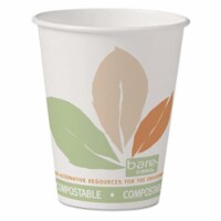 Solo Cups SCC378PLABBPK 8 oz Bare Eco-Forward Pla Paper Hot Cups - Pack of 50