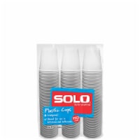 Solo White Plastic Cups Perspective: Main