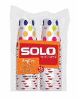 Solo Decorated Paper Cold Cup Perspective: Main