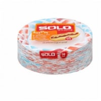 Solo® Decorated 8.5-Inch Assorted Plates Perspective: Main