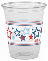 Solo® Stars and Fireworks Plastic Cups Perspective: Main