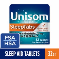 Unisom SleepTabs Nighttime Sleep-aid Doxylamine Succinate Tablets Perspective: Main