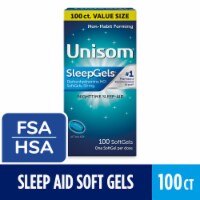 Unisom SleepGels Nighttime Sleep-aid Diphenhydramine HCI SoftGels Perspective: Main