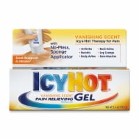Icy Hot Vanishing Scent Pain Relieving Gel with No-Mess Sponge Applicator Perspective: Main