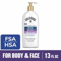 Gold Bond® Healing Overnight Body & Face Lotion with Hyaluronic Acid, Aloe & Melatonin for Dry Skin Perspective: Main
