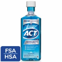 ACT Anticavity Fluoride With Zero Alcohol Arctic Blast Mouthwash Perspective: Main
