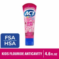 ACT Kids Anticavity Fluoride Bubble Gum Blowout Toothpaste