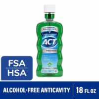 ACT Anticavity With Zero Alcohol Mint Fluoride Mouthwash