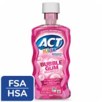 ACT Kids Anticavity Bubble Gum Blowout Fluoride Rinse