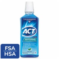 ACT Restoring Anticavity Fluoride With Alcohol Cool Mint Mouthwash
