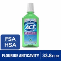 ACT Total Care Anticavity Fluoride With Zero Alcohol Fresh Mint Mouthwash