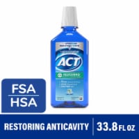 ACT Restoring Anticavity Fluoride With Alcohol Cool Mint Mouthwash