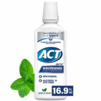 ACT Whitening Anticavity Gentle Mint Alcohol Free and Dye Free Fluoride Mouthwash Perspective: Main