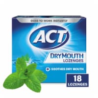 ACT Soothing Mint with Xylitol Dry Mouth Lozenges